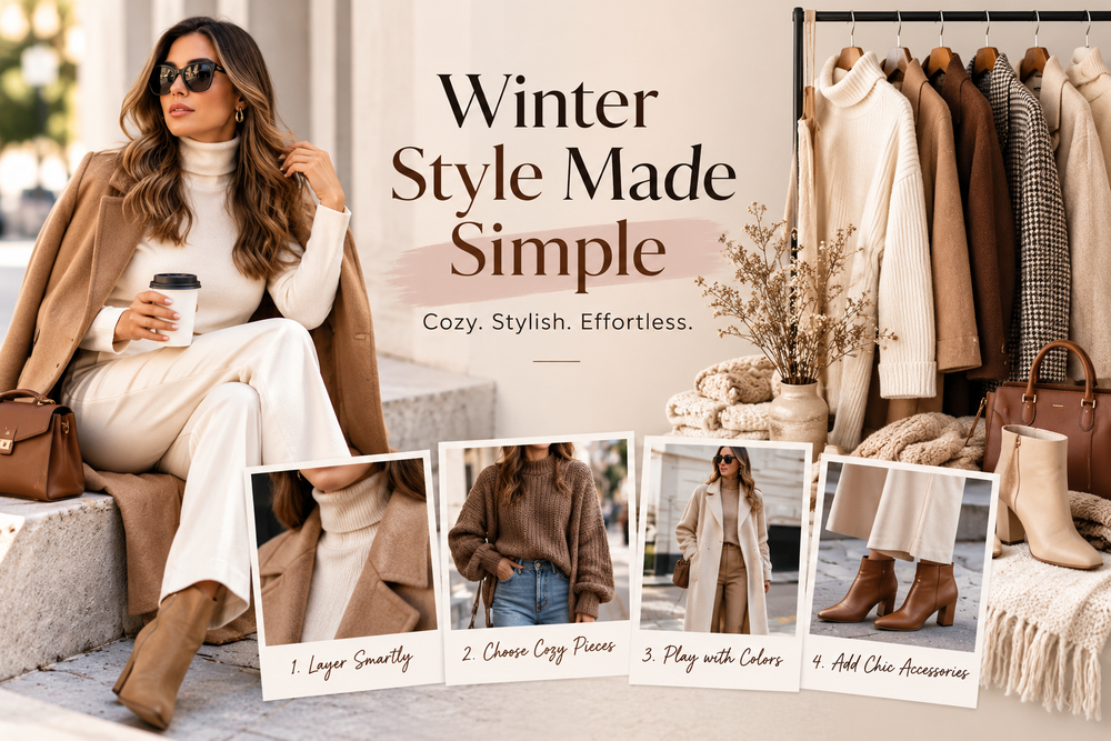 How to Make Winter Outfits Look More Stylish: 5 Easy Tips for Women