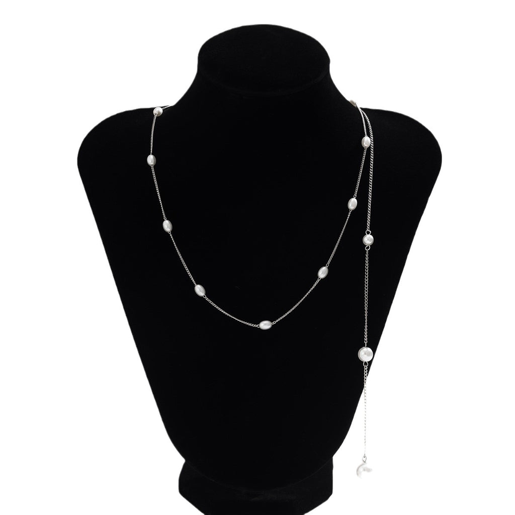 Stylish And Elegant Long Chain Tassel Necklace