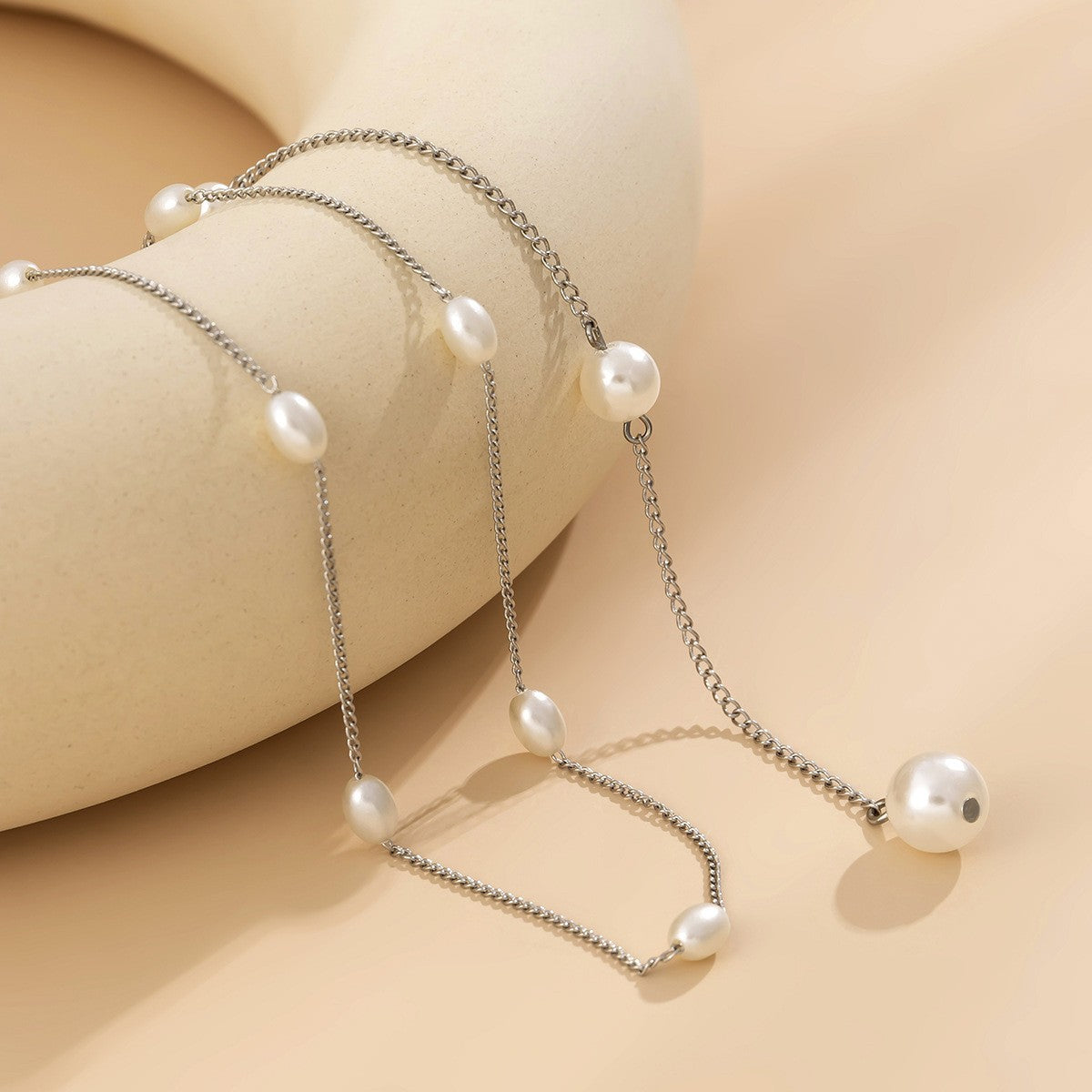 Stylish And Elegant Long Chain Tassel Necklace