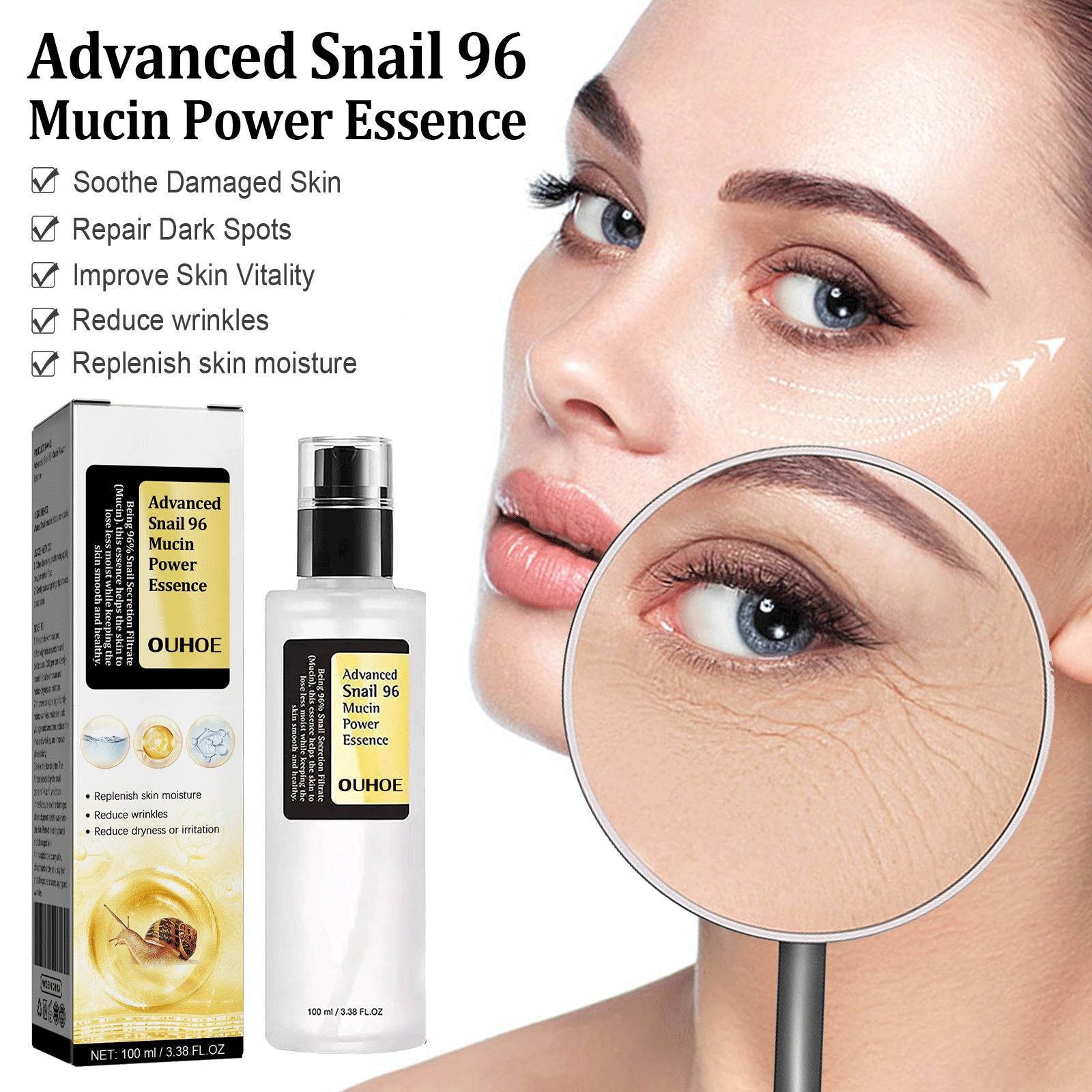 Snail Serum Collagen Facial Serum Original - Laylace