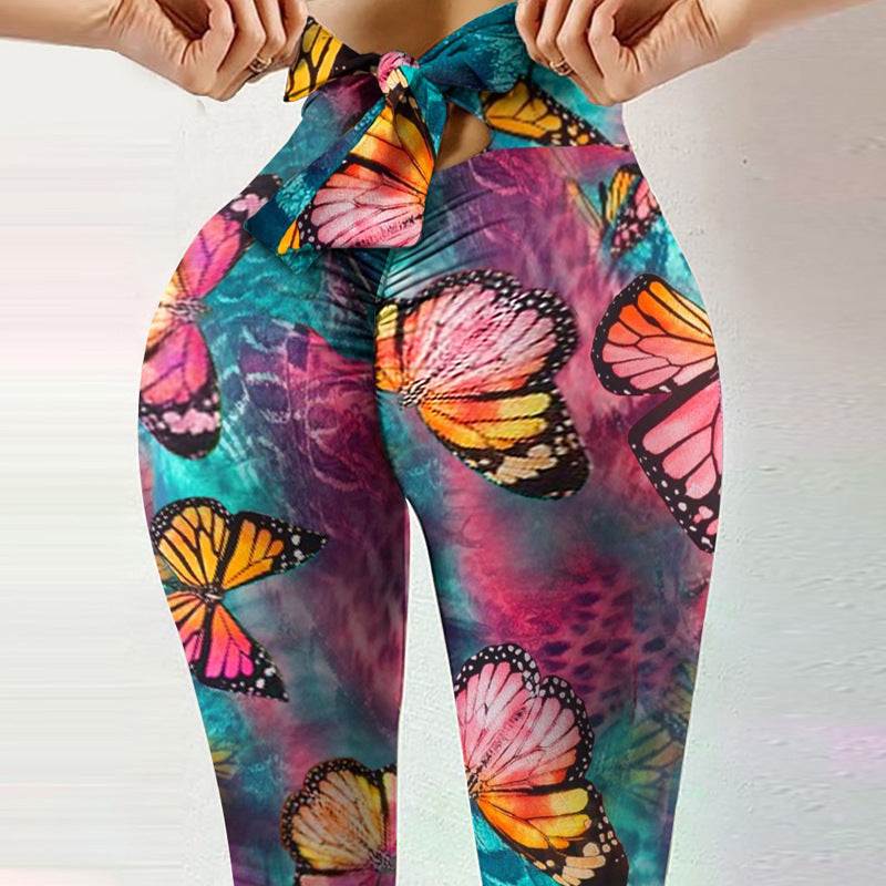 Hip-Lifting Sweatpants Leggings Women's Yoga Pants Stretch Fitness Pants - Laylace
