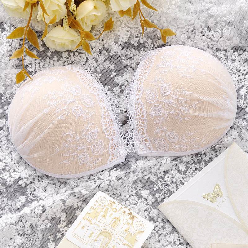 Lace Invisible Bra Patch Embroidered Strapless Silicone Underwear - Laylace