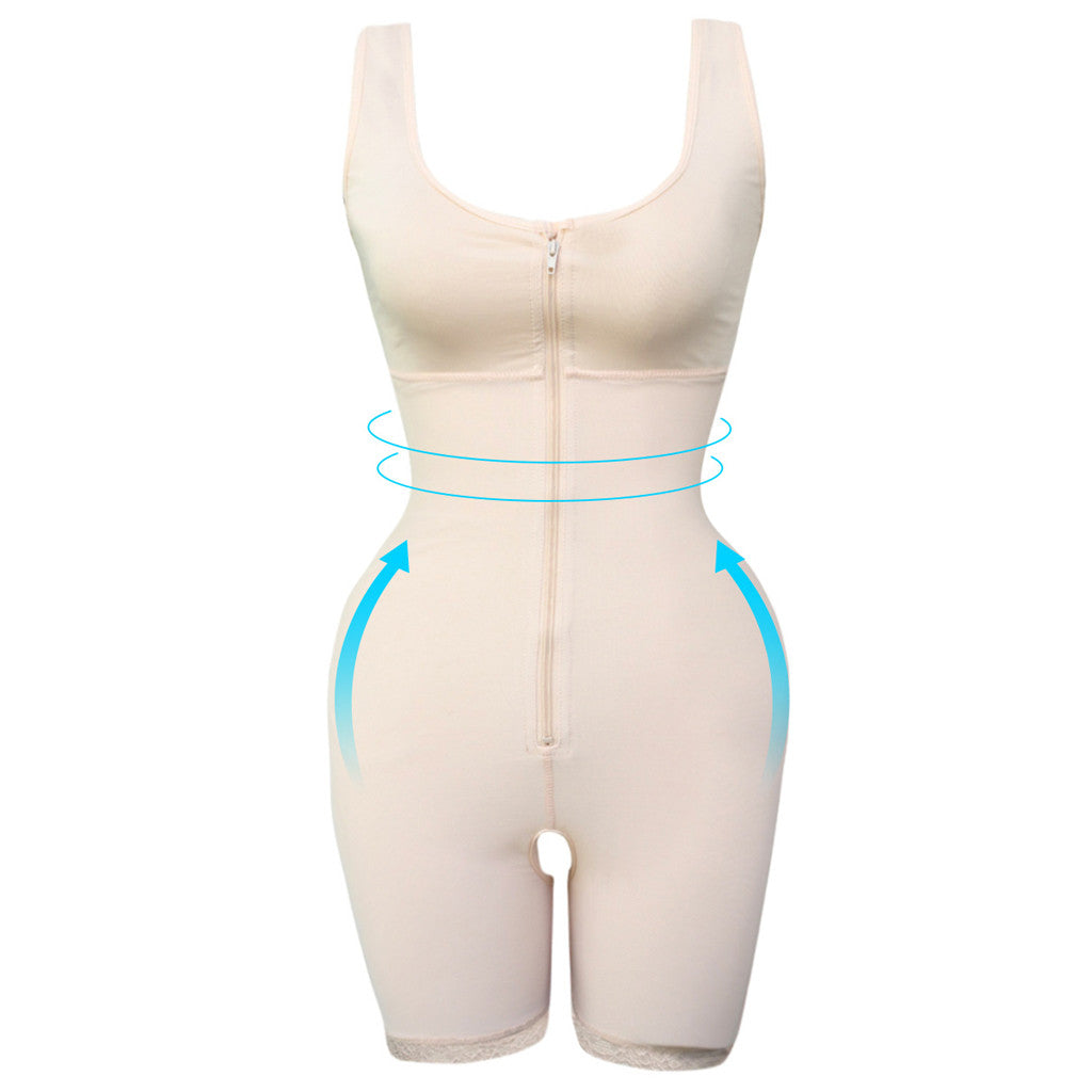 beige shapewear explaining the features of shapewear 