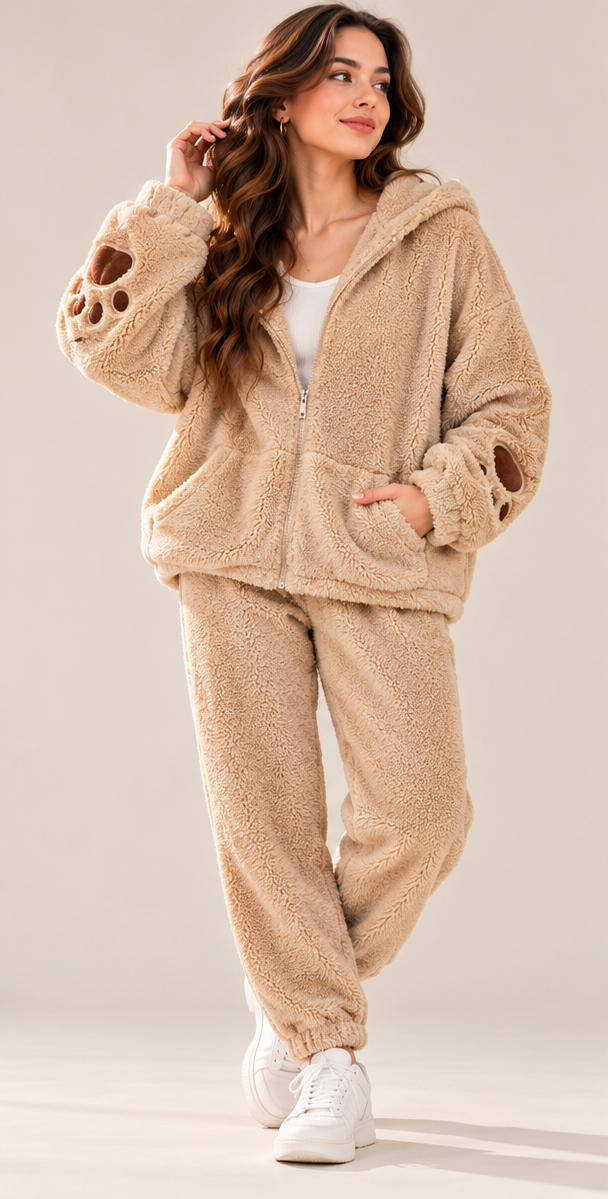 Coral Velvet Pajamas Thick Winter Loose Plus Size Home Wear