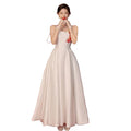 Women's Satin Halter Dress