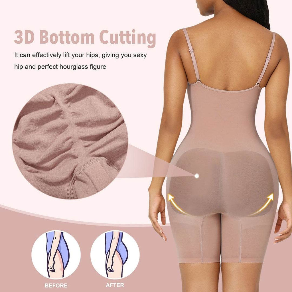 Women's Tummy Control, Butt Lifter Shapewear Bodysuit, Seamless Full Body Compression Faja For Women - Laylace
