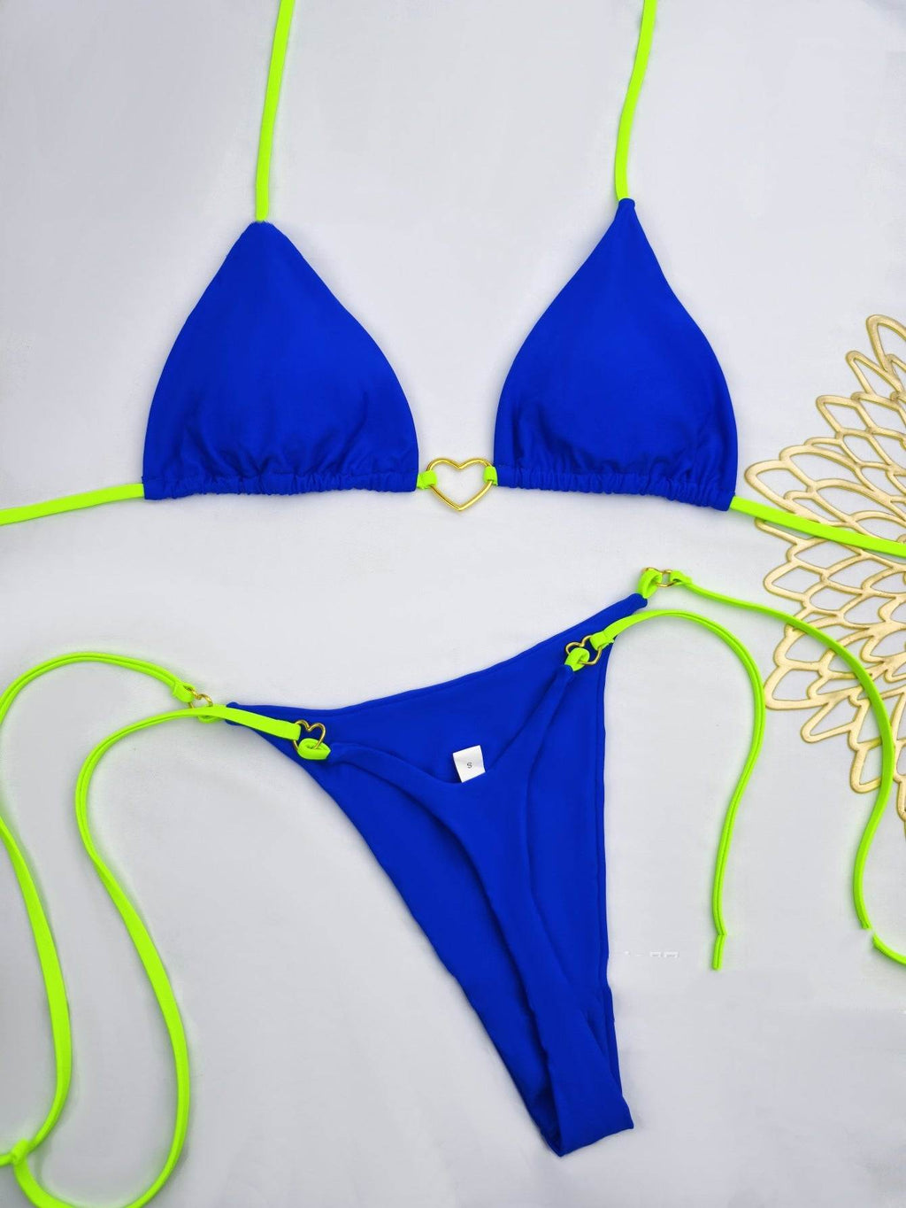 European And American Lace Up Split Swimsuit Set Women's Bikini Swimsuit - Laylace