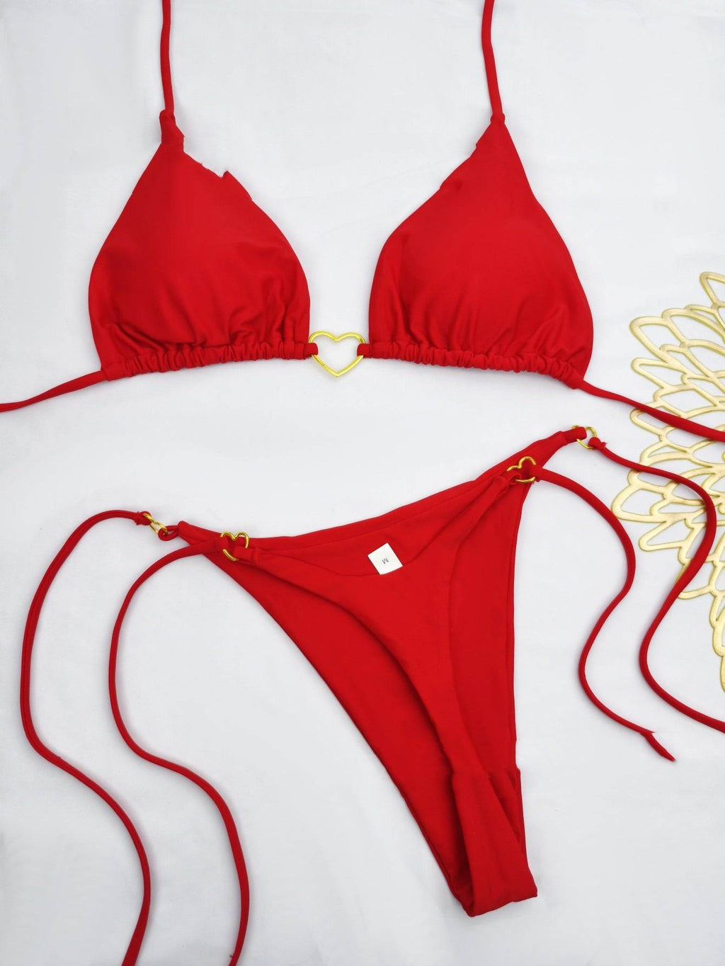 European And American Lace Up Split Swimsuit Set Women's Bikini Swimsuit - Laylace