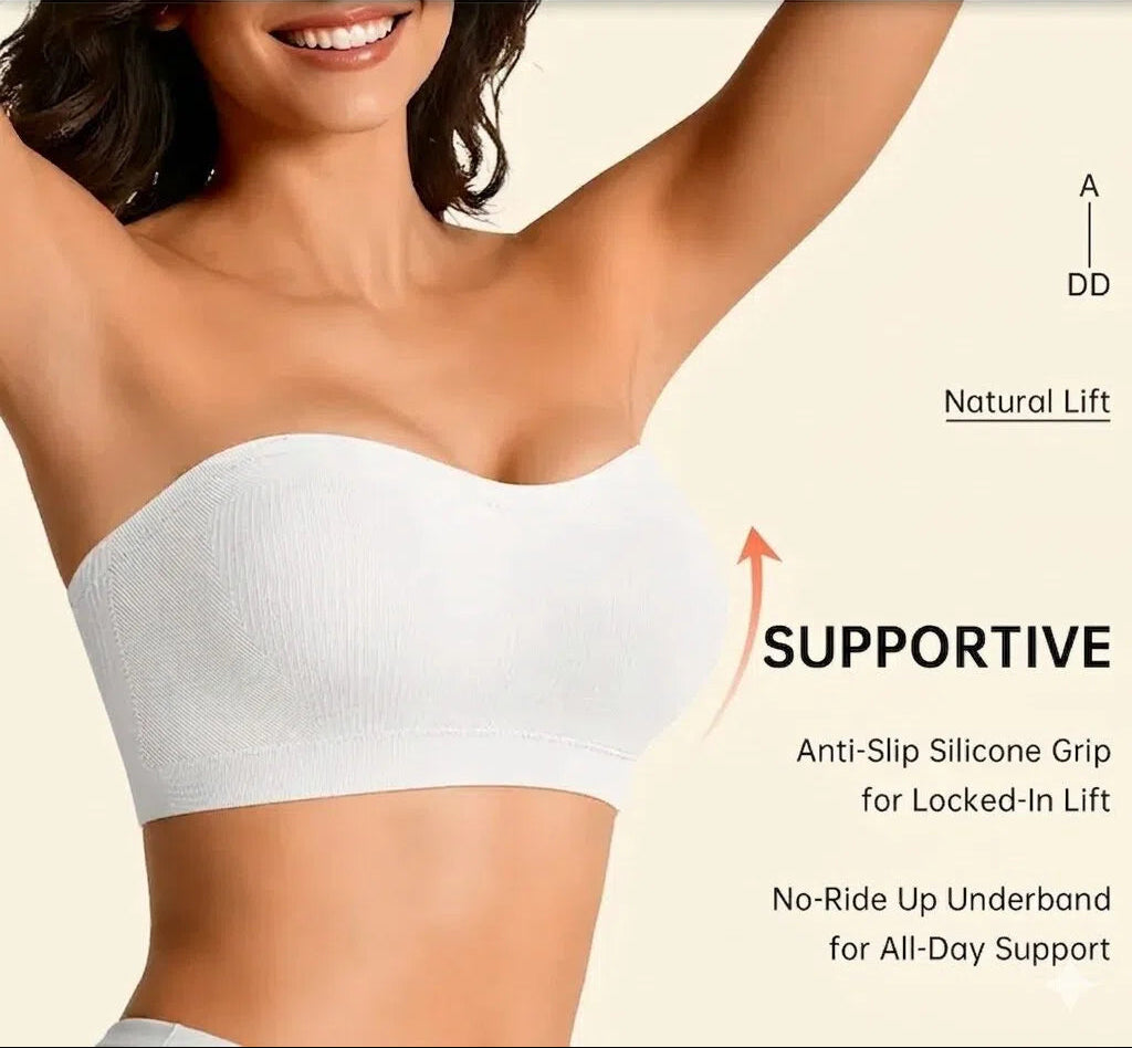 Invisible seamless bra under T-shirt and fitted tops