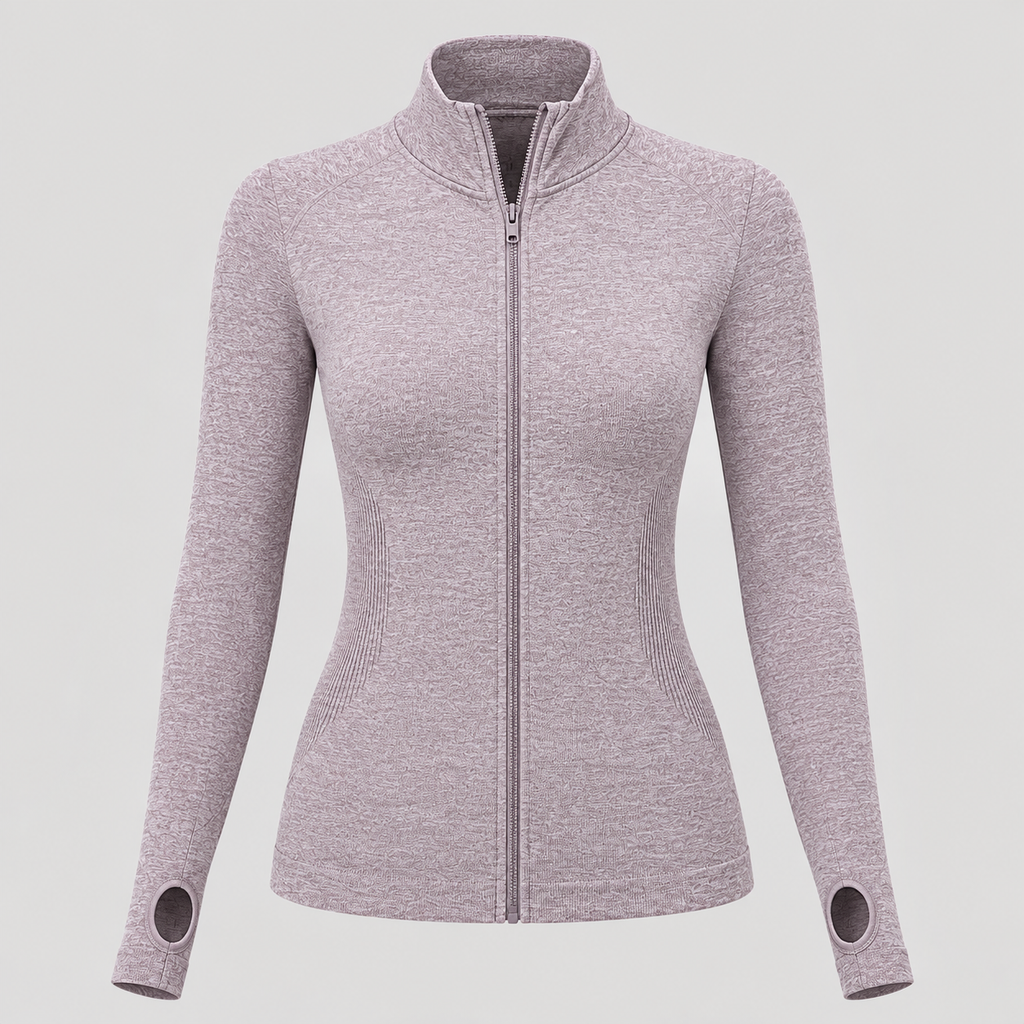 Autumn And Winter Seamless Yoga Wear Cardigan Long Sleeves