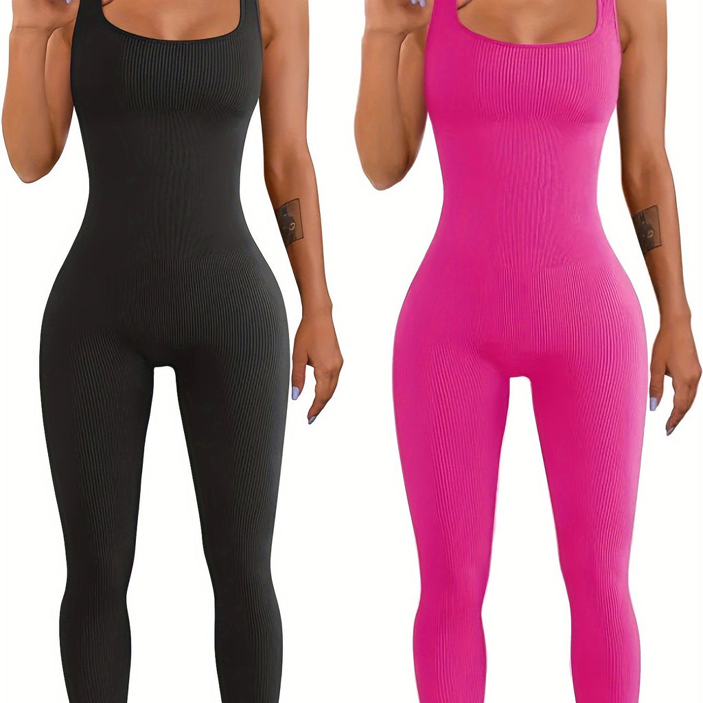 Black and pink ribbed shapewear bodysuits for women, designed for comfort and everyday elegance.